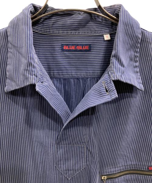 BLUE BLUE（ブルーブルー）BLUE BLUE (ブルーブルー) プルオーバーシャツ ブルー サイズ:2の古着・服飾アイテム