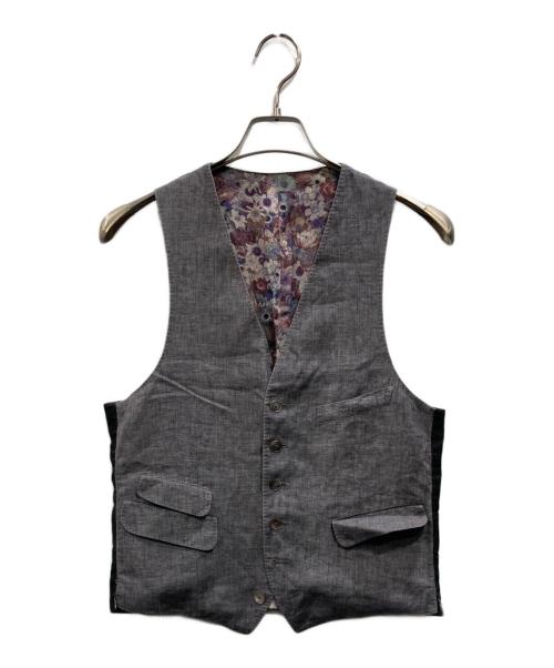 PAUL SMITH（ポールスミス）Paul Smith (ポールスミス) 裏地フラワージレ グレー サイズ:Mの古着・服飾アイテム