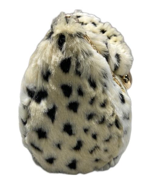 CAFUNE（カフネ）CAFUNE (カフネ) Mini Drop Duffel チェーンバッグ ホワイト×ブラックの古着・服飾アイテム