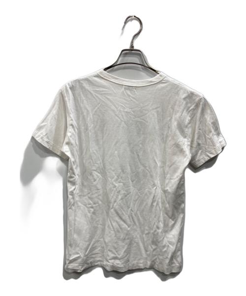 WAREHOUSE（ウエアハウス）WAREHOUSE (ウエアハウス) フロッキープリントTシャツ ホワイト サイズ:38の古着・服飾アイテム