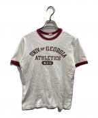 WAREHOUSEウエアハウス）の古着「リンガーTシャツ」｜ホワイト