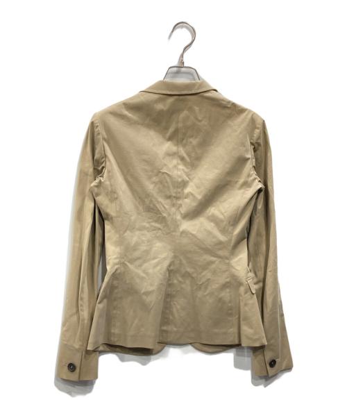 PRADA（プラダ）PRADA (プラダ) テーラードジャケット ベージュ サイズ:40の古着・服飾アイテム