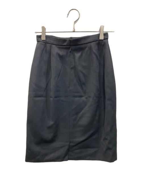 CELINE（セリーヌ）CELINE (セリーヌ) 膝丈スカート ブラック サイズ:38の古着・服飾アイテム