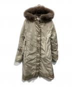 'S Max Maraエスマックスマーラ）の古着「リバーシブルダウンコート」｜カーキ