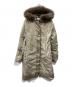 'S Max Mara（エスマックスマーラ）の古着「リバーシブルダウンコート」｜カーキ