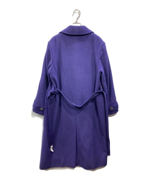 CELINE（セリーヌ）CELINE (セリーヌ) カシミヤ混コート パープル サイズ:38の古着・服飾アイテム