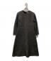 CELINE（セリーヌ）の古着「リネン混ウールワンピース」｜ブラック