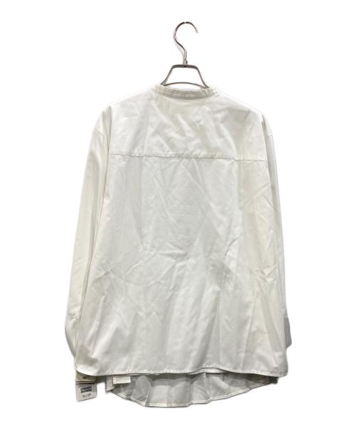 RAY BEAMS（レイ ビームス）RAY BEAMS (レイ ビームス) プリーツ ラップ シャツ ホワイト サイズ:Free 未使用品の古着・服飾アイテム