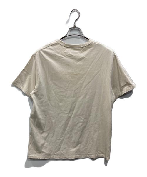 LOEWE（ロエベ）LOEWE (ロエベ) ロゴ刺繍Tシャツ ベージュ サイズ:Mの古着・服飾アイテム