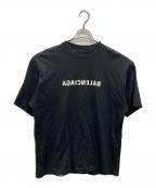 BALENCIAGAバレンシアガ）の古着「MIRROR LOGO T-SHIRT」｜ブラック