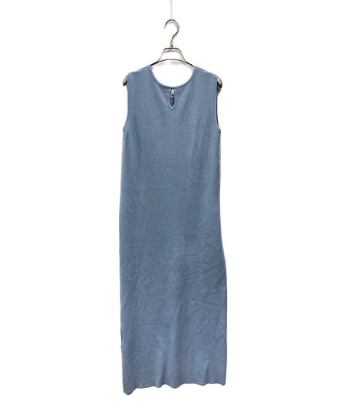 PROPORTION BODY DRESSING（プロポーションボディドレッシング）PROPORTION BODY DRESSING (プロポーションボディドレッシング) ミラノリブカーデセットアップ ブルー サイズ:FRの古着・服飾アイテム