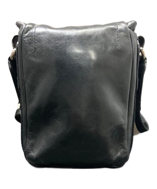 BALLY（バリー）BALLY (バリー) レザーショルダーバッグ ブラックの古着・服飾アイテム