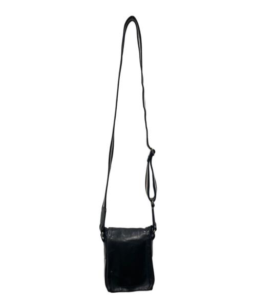 BALLY（バリー）BALLY (バリー) レザーショルダーバッグ ブラックの古着・服飾アイテム