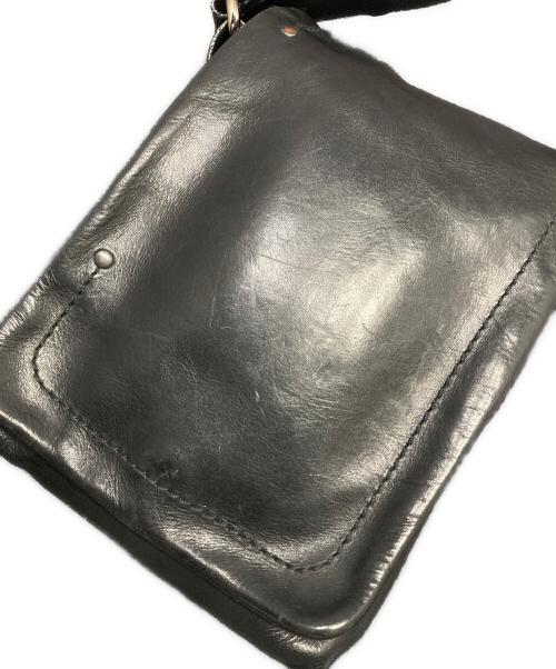 BALLY（バリー）BALLY (バリー) レザーショルダーバッグ ブラックの古着・服飾アイテム