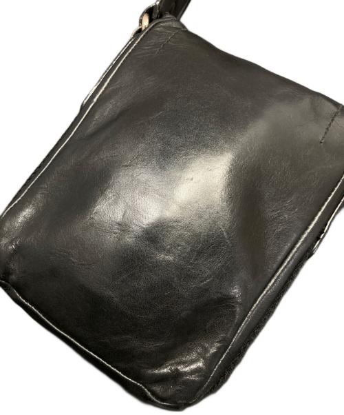 BALLY（バリー）BALLY (バリー) レザーショルダーバッグ ブラックの古着・服飾アイテム