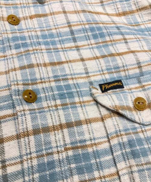 Pherrow's（フェローズ）PHERROW'S (フェローズ) ネルシャツ アイボリー サイズ:38の古着・服飾アイテム