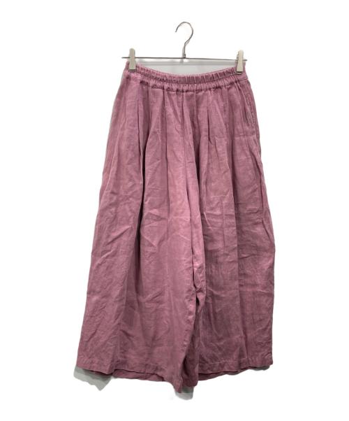 fog linen work（フォグリネンワーク）fog linen work (フォグリネンワーク) キナル 別注リネンイージーパンツ ピンク サイズ:表記なしの古着・服飾アイテム