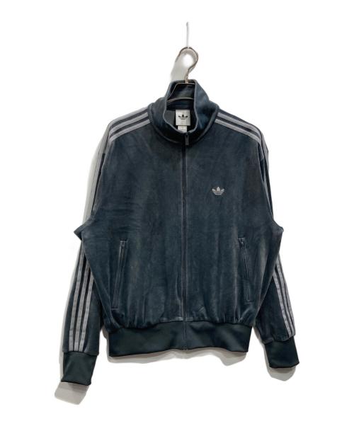adidas Originals（アディダスオリジナル）adidas originals (アディダスオリジナル) FIREBIRD VELOUR TRACK TOP グレー サイズ:XLの古着・服飾アイテム