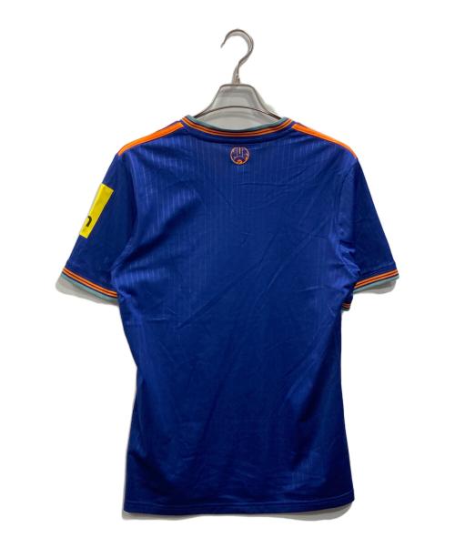 adidas Originals（アディダスオリジナル）adidas originals (アディダスオリジナル) ゲームシャツ ネイビー サイズ:XLの古着・服飾アイテム