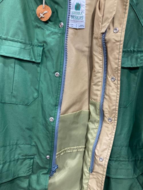 SIERRA DESIGNS（シエラデザインズ）SIERRA DESIGNS (シエラデザインズ) 60/40クロスジャケット グリーン サイズ:Mの古着・服飾アイテム