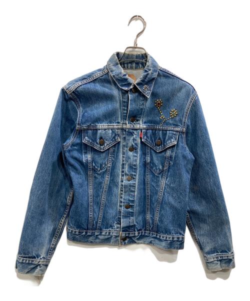 LEVI'S（リーバイス）LEVI'S (リーバイス) スタッズカスタムデニムジャケット ブルー サイズ:表記なしの古着・服飾アイテム