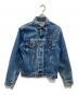 LEVI'S（リーバイス）の古着「スタッズカスタムデニムジャケット」｜ブルー