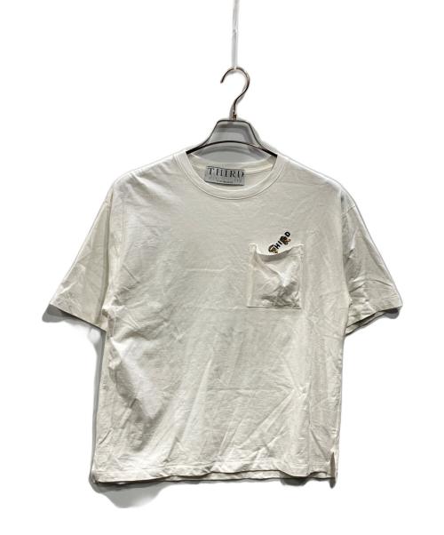 THIRD MAGAZINE（サードマガジン）THIRD MAGAZINE (サードマガジン) Jumping Tiger ロゴTシャツ ホワイト サイズ:9の古着・服飾アイテム