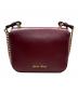 MIU MIU (ミュウミュウ) ショルダーバッグ レッド：30000円