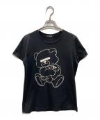 UNDERCOVERアンダーカバー）の古着「目隠しベアTシャツ」｜ブラック
