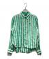 POLO RALPH LAUREN（ポロ・ラルフローレン）の古着「リネンシャツ」｜ホワイト×グリーン