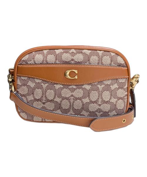 COACH（コーチ）COACH (コーチ) ショルダーバッグ ブラウン×ベージュの古着・服飾アイテム