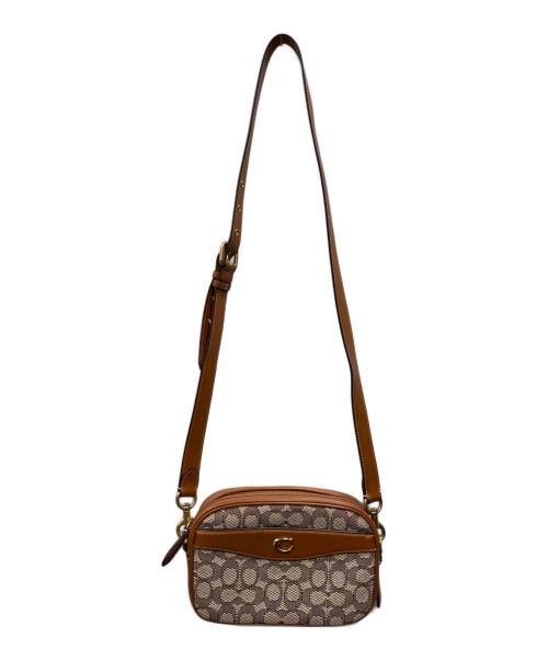 COACH（コーチ）COACH (コーチ) ショルダーバッグ ブラウン×ベージュの古着・服飾アイテム