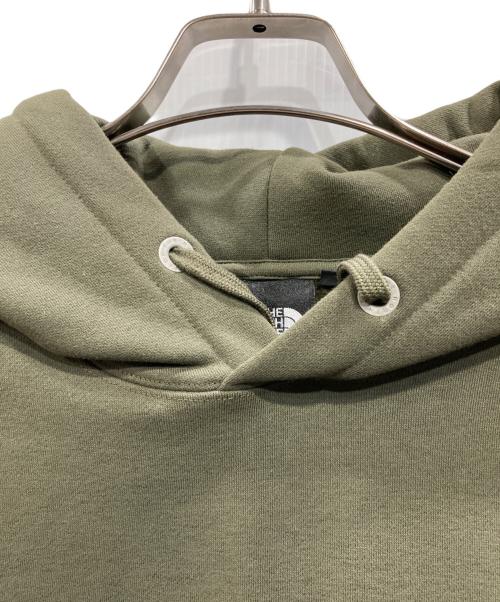 THE NORTH FACE（ザ ノース フェイス）THE NORTH FACE (ザ ノース フェイス) スクエア ロゴ フーディ カーキ サイズ:Lの古着・服飾アイテム