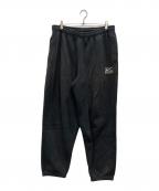 NIKE×stussyナイキ×ステューシー）の古着「ストーン ウォッシュド フリース スウェット ロングパンツ」｜ブラック