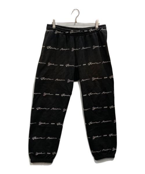 SUPREME（シュプリーム）Supreme (シュプリーム) script stripe sweatpant ブラック サイズ:Lの古着・服飾アイテム