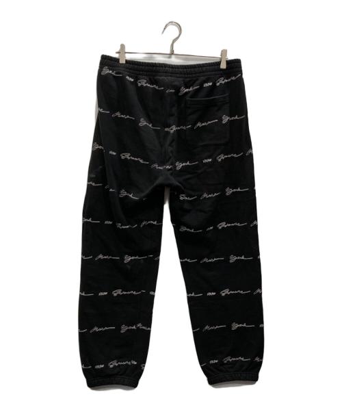 SUPREME（シュプリーム）Supreme (シュプリーム) script stripe sweatpant ブラック サイズ:Lの古着・服飾アイテム
