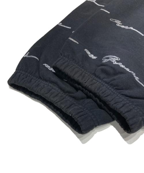 SUPREME（シュプリーム）Supreme (シュプリーム) script stripe sweatpant ブラック サイズ:Lの古着・服飾アイテム