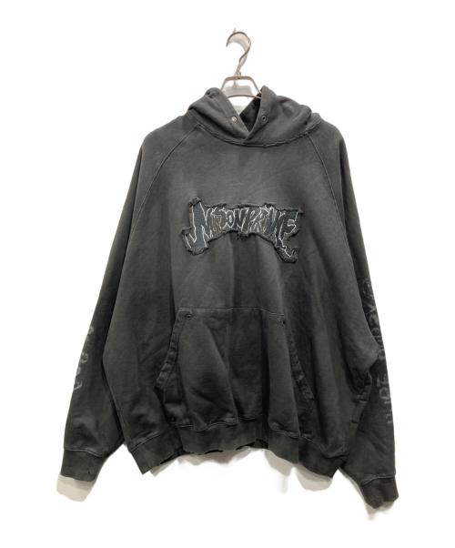 masonprince（メゾンプリンス）masonprince (メゾンプリンス) ダメージ加工パーカー ダークグレー サイズ:Lの古着・服飾アイテム