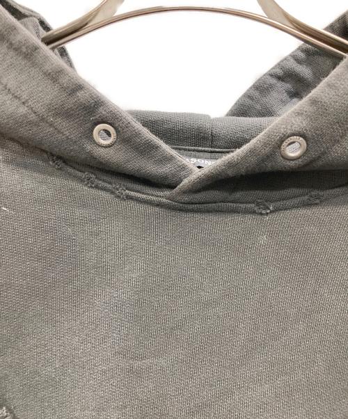 masonprince（メゾンプリンス）masonprince (メゾンプリンス) ダメージ加工パーカー ダークグレー サイズ:Lの古着・服飾アイテム