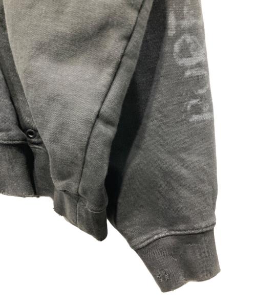 masonprince（メゾンプリンス）masonprince (メゾンプリンス) ダメージ加工パーカー ダークグレー サイズ:Lの古着・服飾アイテム