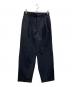 THE TOKYO（ザトーキョー）の古着「Calm Skin Easy Avril Baggy Trousers」｜ネイビー