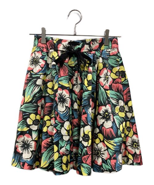 RED VALENTINO（レッドヴァレンティノ）RED VALENTINO (レッドヴァレンティノ) 花柄スカート マルチカラー サイズ:38の古着・服飾アイテム