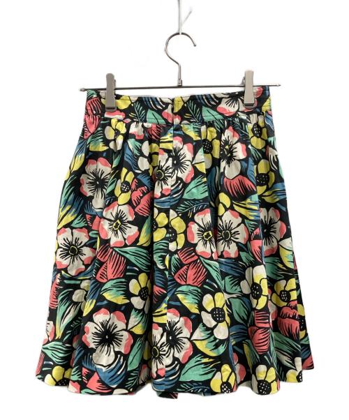 RED VALENTINO（レッドヴァレンティノ）RED VALENTINO (レッドヴァレンティノ) 花柄スカート マルチカラー サイズ:38の古着・服飾アイテム