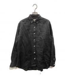 UNITED ARROWS TOKYO（ユナイテッドアローズトウキョウ）の古着「リネンシャツ」｜ブラック