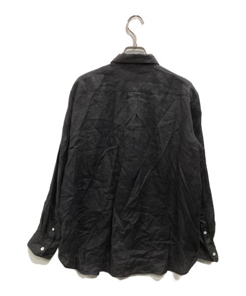 UNITED ARROWS TOKYO（ユナイテッドアローズトウキョウ）UNITED ARROWS TOKYO (ユナイテッドアローズトウキョウ) リネンシャツ ブラック サイズ:38の古着・服飾アイテム