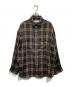 SLOBE IENA（スローブ イエナ）の古着「ビエラチェックルーズシャツ」｜ブラウン
