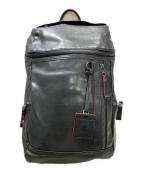 FUJITAKAフジタカ）の古着「レザーリュック」｜ブラック