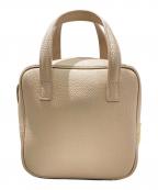 Ch!iiiチー）の古着「スクエアボストンバッグ」｜ベージュ