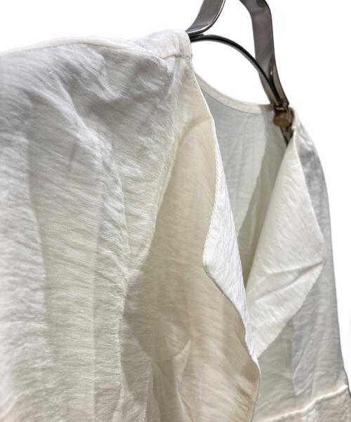 COLLAGE GALLARDAGALANTE（コラージュ ガリャルダガランテ）COLLAGE GALLARDAGALANTE (コラージュ ガリャルダガランテ) ヴィンテージライクラペルカラーシャツ アイボリー サイズ:F 未使用品の古着・服飾アイテム