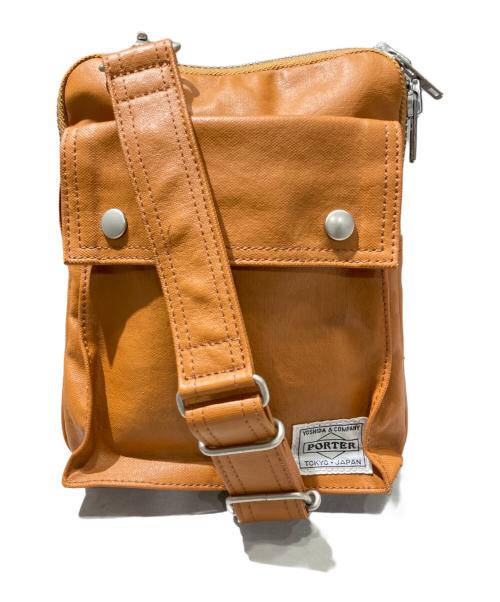 PORTER（ポーター）PORTER (ポーター) ショルダーバッグS キャメル サイズ:-の古着・服飾アイテム